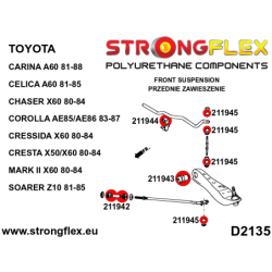 Front suspension bush kit SPORT