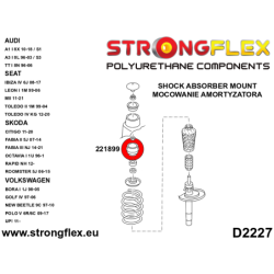 Front shock top mount bush