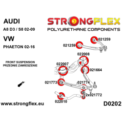 Front lower wishbone rear bush 75mm