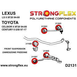 Front lower radius arm to chassis bush