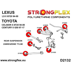 Rear suspension bush kit