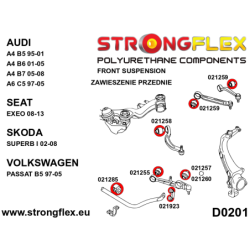 Front and rear suspension kit