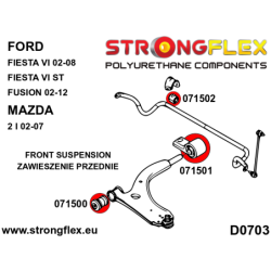 Front suspension bush kit SPORT