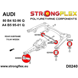 Rear differential - rear mount bush SPORT