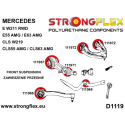 Front suspension bush kit SPORT