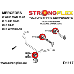 Front suspension bush kit SPORT