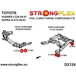 Rear subframe bush kit