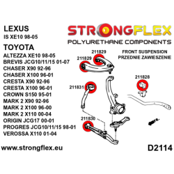 Front suspension bush kit SPORT