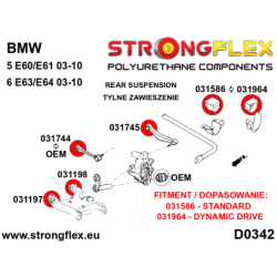 Full suspension polyurethane bush kit SPORT