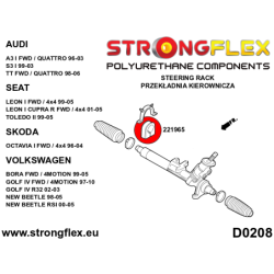 Steering rack mount bush