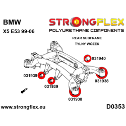 Rear diff mount - front bush SPORT