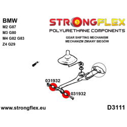 Shift arm - front bush (oval) 19mm SPORT