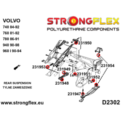 Rear trailing arm - front bush SPORT