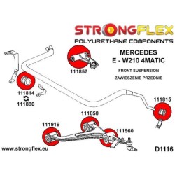 Front lower arm - front / rear bush