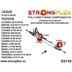 Steering rack mount bush