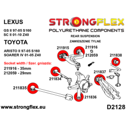 Rear track control arm Inner bush