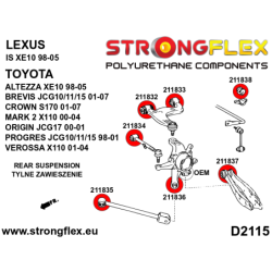 Rear upper arm - rear bush SPORT