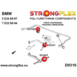 Front suspension bush kit