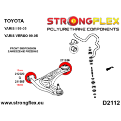Front wishbone - front bush 14mm SPORT