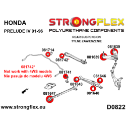 Full suspension bush kit SPORT
