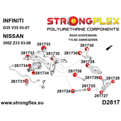 Rear trailing arm front bush