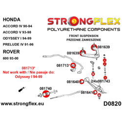 Front anti roll bar link bush SPORT