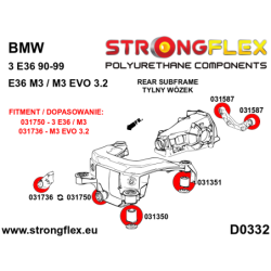 Rear diff mount - front bush SPORT