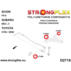 Front suspension bush kit