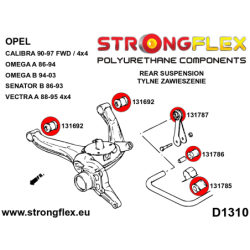 Rear trailing arm bush SPORT