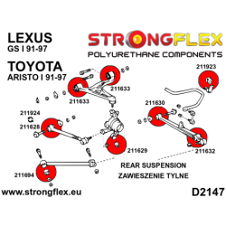 Rear link arm inner bush 40mm