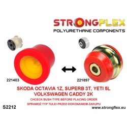 Front and rear suspension bush kit SPORT