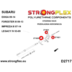 Steering rack mount bush SPORT
