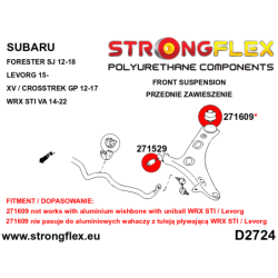 Front wishbone rear bush