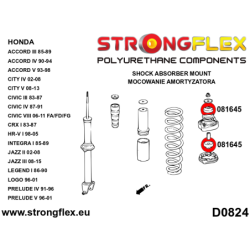 Rear shock absorber mount bush