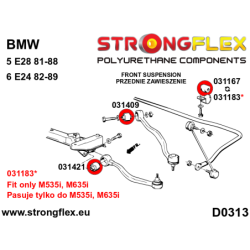 Front inner track control arm bush SPORT