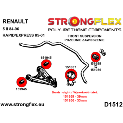 Front anti roll bar outer bush