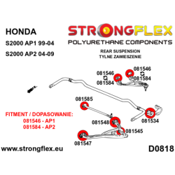Full suspension bush kit AP1 SPORT