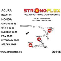 Front wishbone front bush