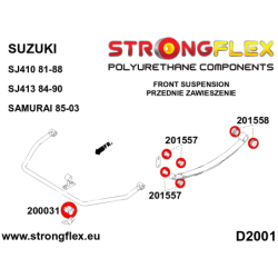 Front and rear suspension kit SPORT