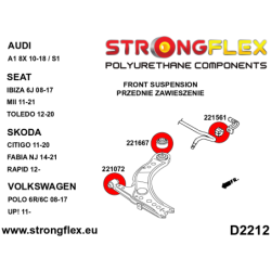 Front anti roll bar bush