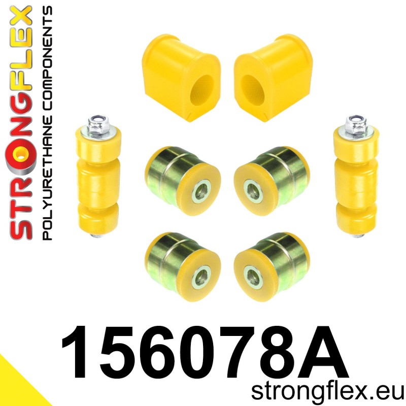 Front kit suspension polyurethane bushes SPORT