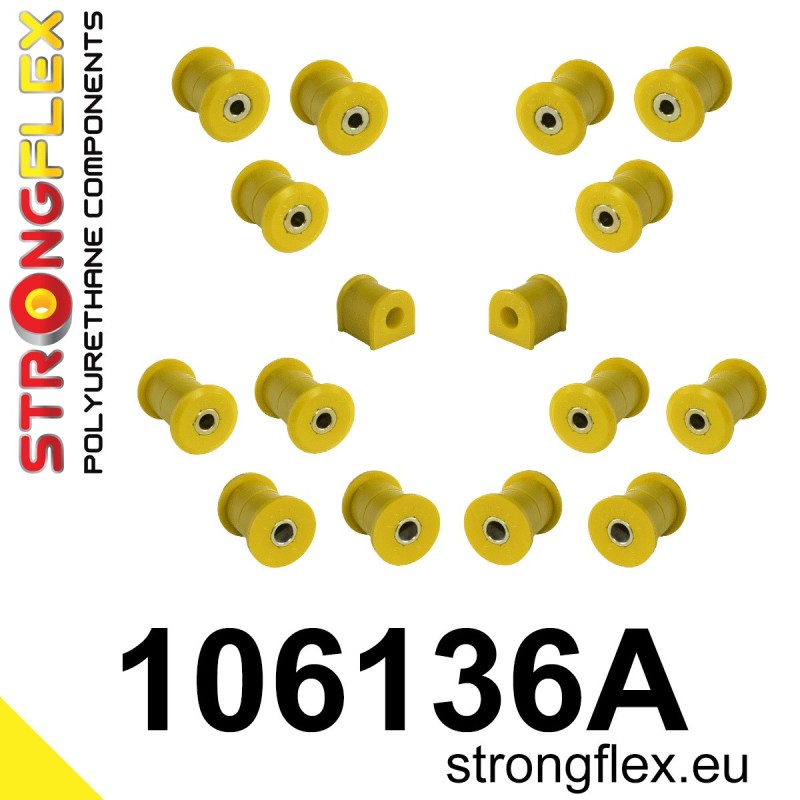 Rear suspension polyurethane bush kit SPORT