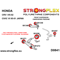 Front suspension bush kit