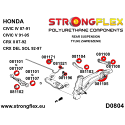 Rear suspension bush kit