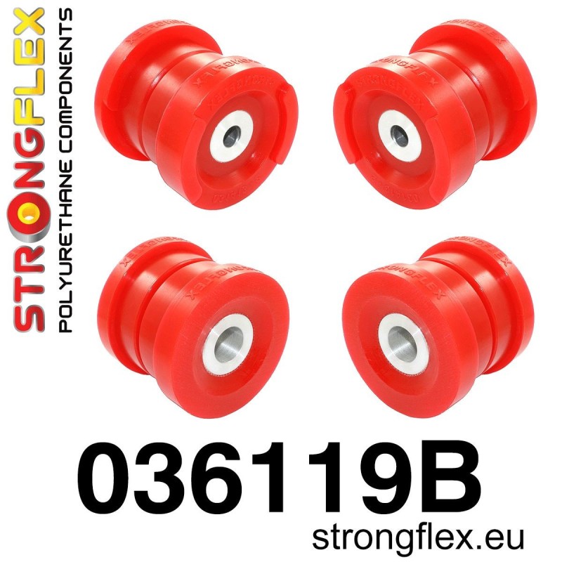 Rear beam mounting bushes kit