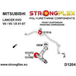 Front wishbone front bush 12mm SPORT