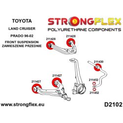 Front anti roll bar bush SPORT