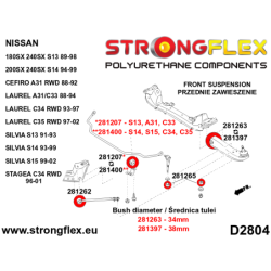 Front anti roll bar bush SPORT