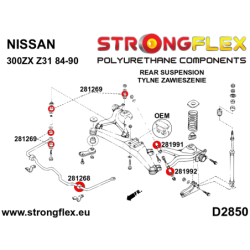 Rear anti roll bar link bush SPORT