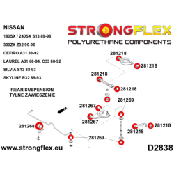 Rear anti roll bar bush SPORT